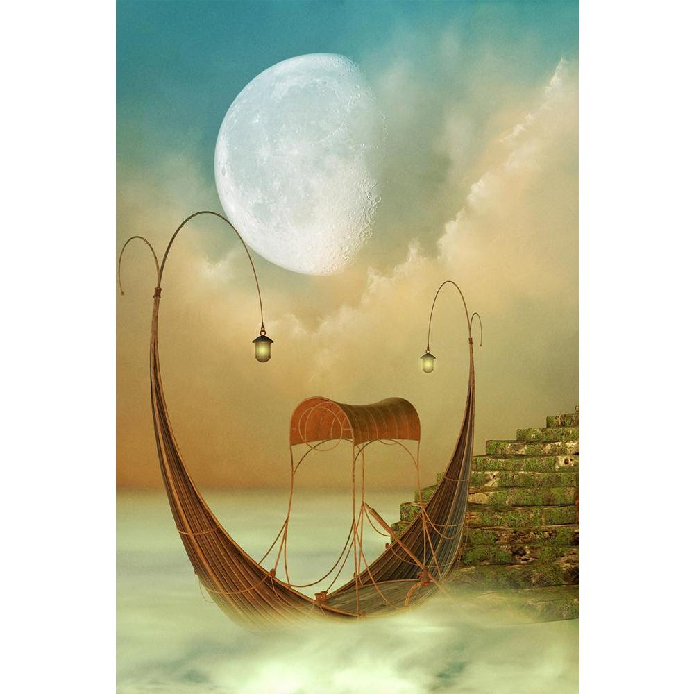 ArtzFolio Fantasy Landscape With Boat Unframed Paper Poster-Paper Posters Unframed-AZART10914845POS_UN_L-Image Code 5000567 Vishnu Image Folio Pvt Ltd, IC 5000567, ArtzFolio, Paper Posters Unframed, Fantasy, Kids, Landscapes, Digital Art, landscape, with, boat, unframed, paper, poster, wall, large, size, for, living, room, home, decoration, big, framed, decor, posters, pitaara, box, modern, art, frame, bedroom, amazonbasics, door, drawing, small, decorative, office, reception, multiple, friends, images, rep