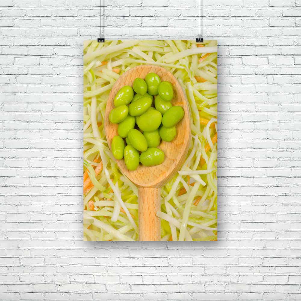 Soybeans On A Bed Of Broccoli Unframed Paper Poster-Paper Posters Unframed-POS_UN-IC 5000582 IC 5000582, Cuisine, Food, Food and Beverage, Food and Drink, Fruit and Vegetable, Nature, Scenic, Vegetables, Wooden, soybeans, on, a, bed, of, broccoli, unframed, paper, poster, background, bean, carrots, closeup, detail, diet, eat, edamame, fresh, green, healthy, macro, nutrition, organic, oriental, snack, soy, soybean, spoon, summer, vegetable, wood, artzfolio, posters, wall posters, posters for room, posters fo