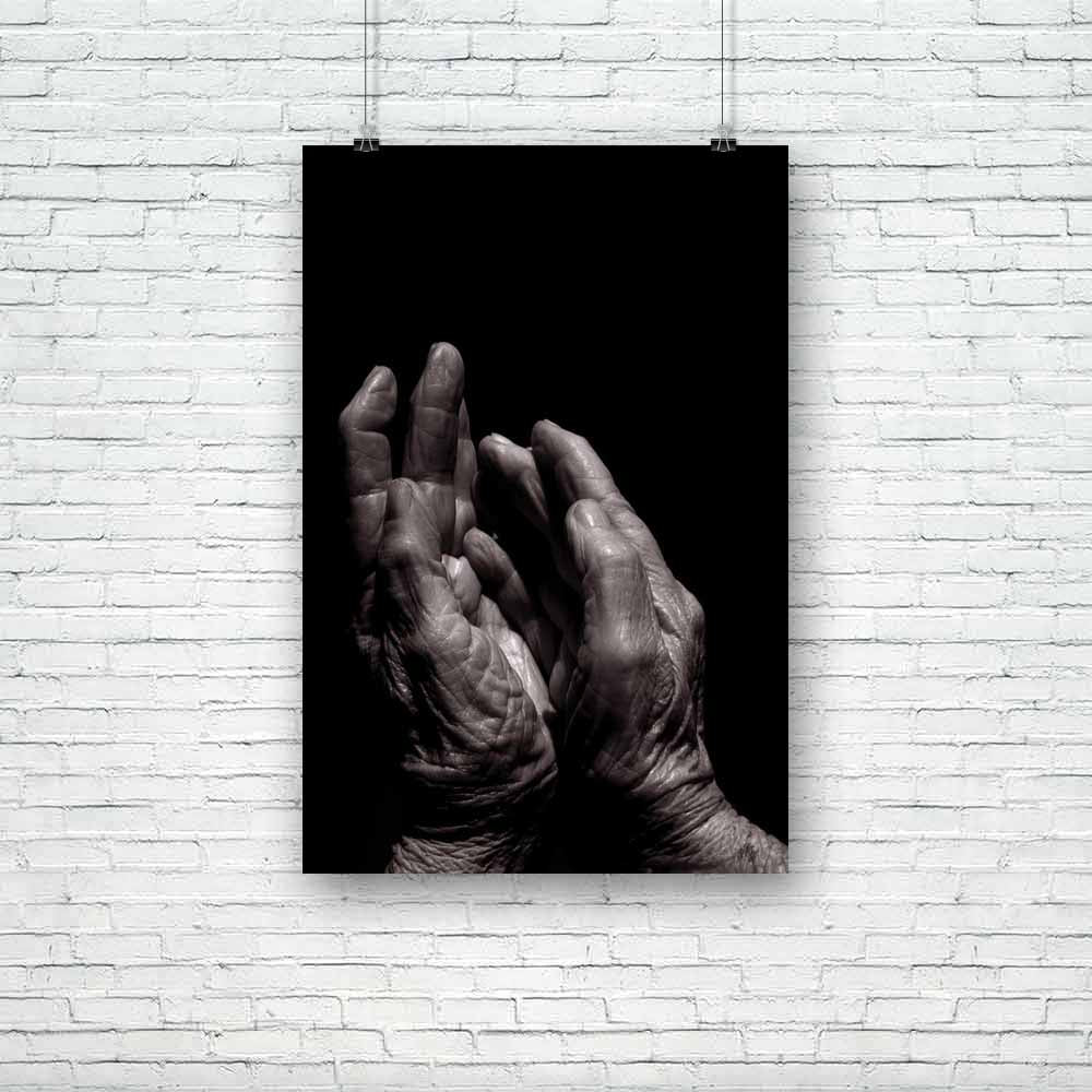 Older Lady's Hands Unframed Paper Poster-Paper Posters Unframed-POS_UN-IC 5000584 IC 5000584, Black, Black and White, White, older, lady's, hands, unframed, paper, poster, rheumatoid, arthritis, aging, bent, bone, bumps, calcium, cartilage, condition, cripple, crippled, cure, damage, degenerative, disease, elderly, female, fibromyalgia, joint, lady, lupus, medical, old, osteoarthritis, pain, painful, praise, pray, prayer, reach, receive, redemption, skin, suffer, surgery, swelling, woman, wrinkled, artzfoli