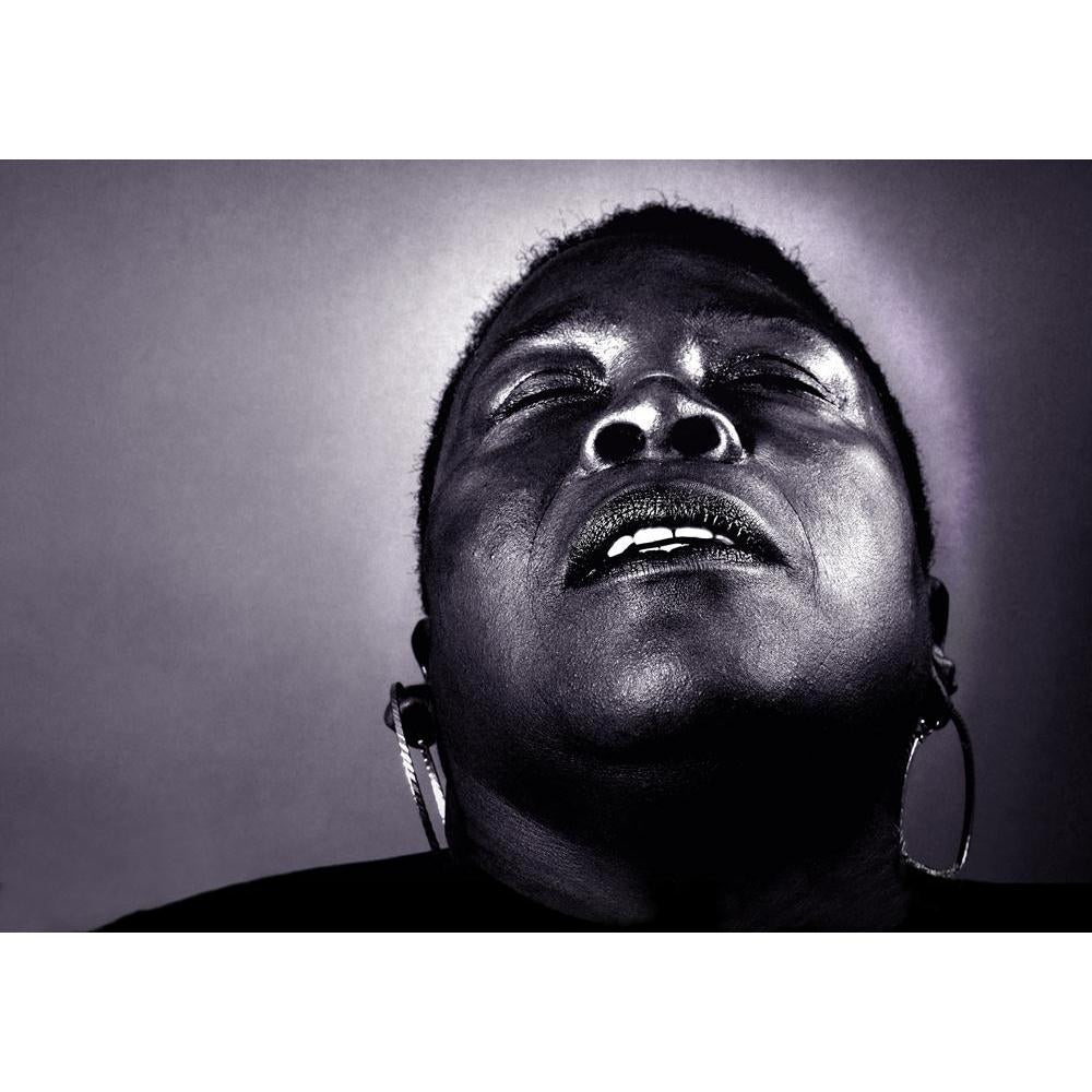 Afro American Woman Expressing The Joy Of Life Canvas Painting Synthetic Frame - Paintings MDF Framing - ArtzFolio.com