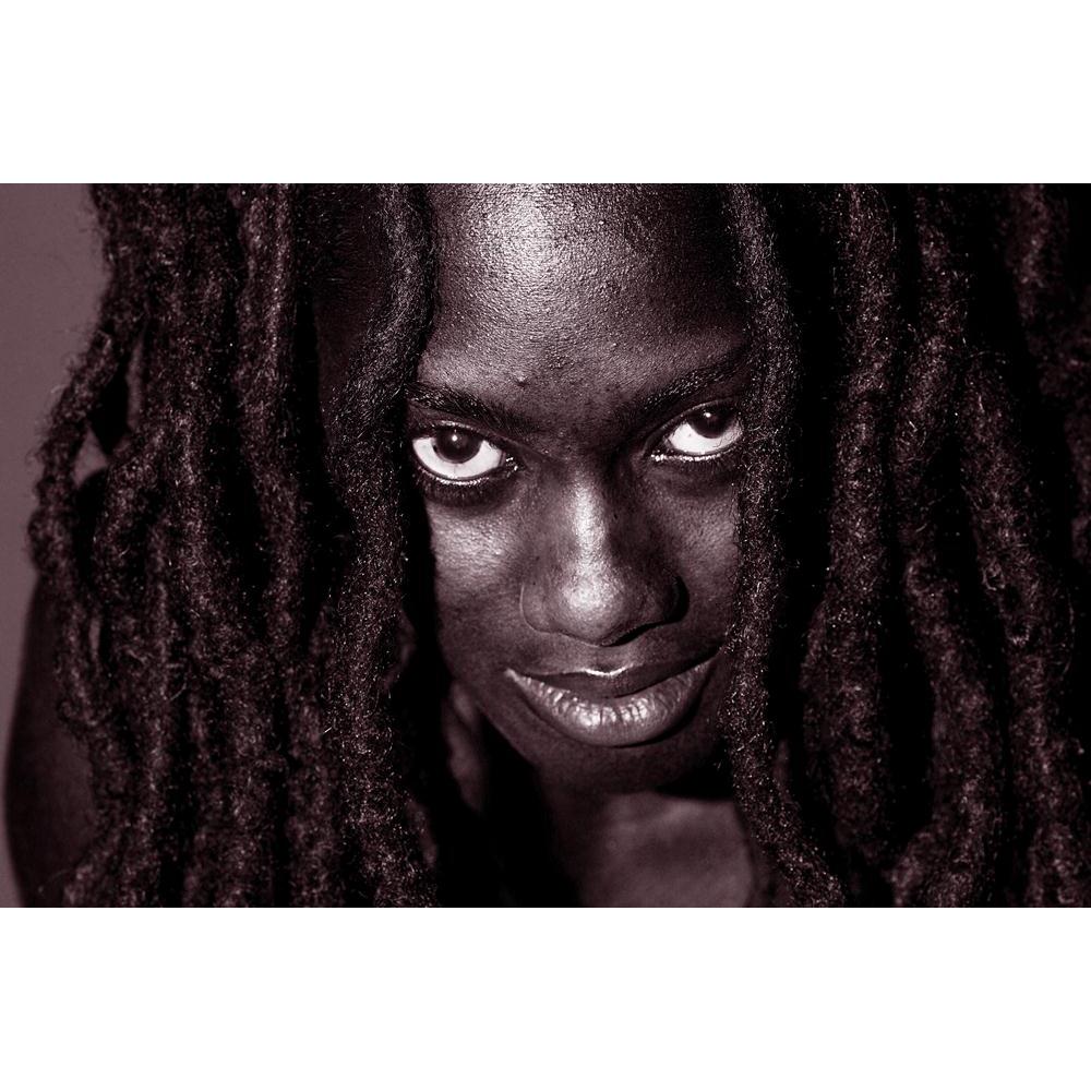 Portrait Of Rastafarian Woman Canvas Painting Synthetic Frame-Paintings MDF Framing-AFF_FR-IC 5000586 IC 5000586, Adult, American, Black, Black and White, Individuals, Portraits, White, portrait, of, rastafarian, woman, canvas, painting, synthetic, frame, afro, beautiful, beauty, close, coiffure, cosmetics, dejection, deplorable, depression, dreary, exotic, expression, eyes, face, female, fun, girl, glamour, gorgeous, hair, happy, headshot, lips, looks, makeup, melancholy, model, pretty, rasta, reggae, sad,