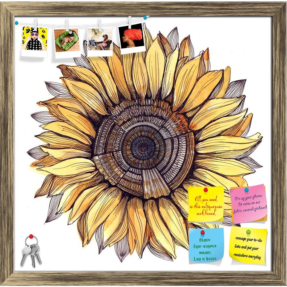 ArtzFolio Sunflower D3 Printed Bulletin Board Notice Pin Board Soft Board | Framed-Bulletin Boards Framed-AZSAO10980411BLB_FR_L-Image Code 5000603 Vishnu Image Folio Pvt Ltd, IC 5000603, ArtzFolio, Bulletin Boards Framed, Floral, Fine Art Reprint, sunflower, d3, printed, bulletin, board, notice, pin, soft, framed, series, pin up board, push pin board, extra large cork board, big pin board, notice board, small bulletin board, cork board, wall notice board, giant cork board, bulletin board, office notice boar