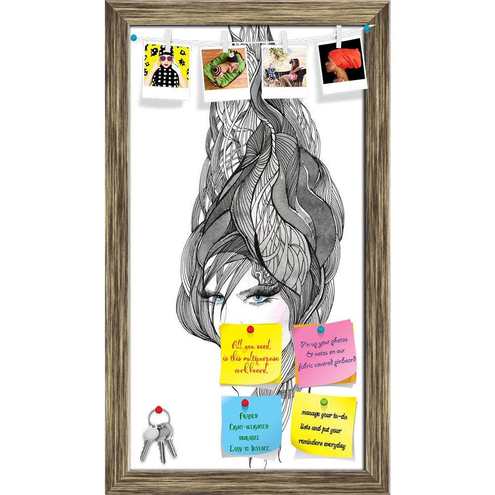 ArtzFolio Woman With Ornate Hair D1 Printed Bulletin Board Notice Pin Board Soft Board | Framed-Bulletin Boards Framed-AZSAO10980415BLB_FR_L-Image Code 5000604 Vishnu Image Folio Pvt Ltd, IC 5000604, ArtzFolio, Bulletin Boards Framed, Fashion, Portraits, Fine Art Reprint, woman, with, ornate, hair, d1, printed, bulletin, board, notice, pin, soft, framed, beautiful, series, pin up board, push pin board, extra large cork board, big pin board, notice board, small bulletin board, cork board, wall notice board, 