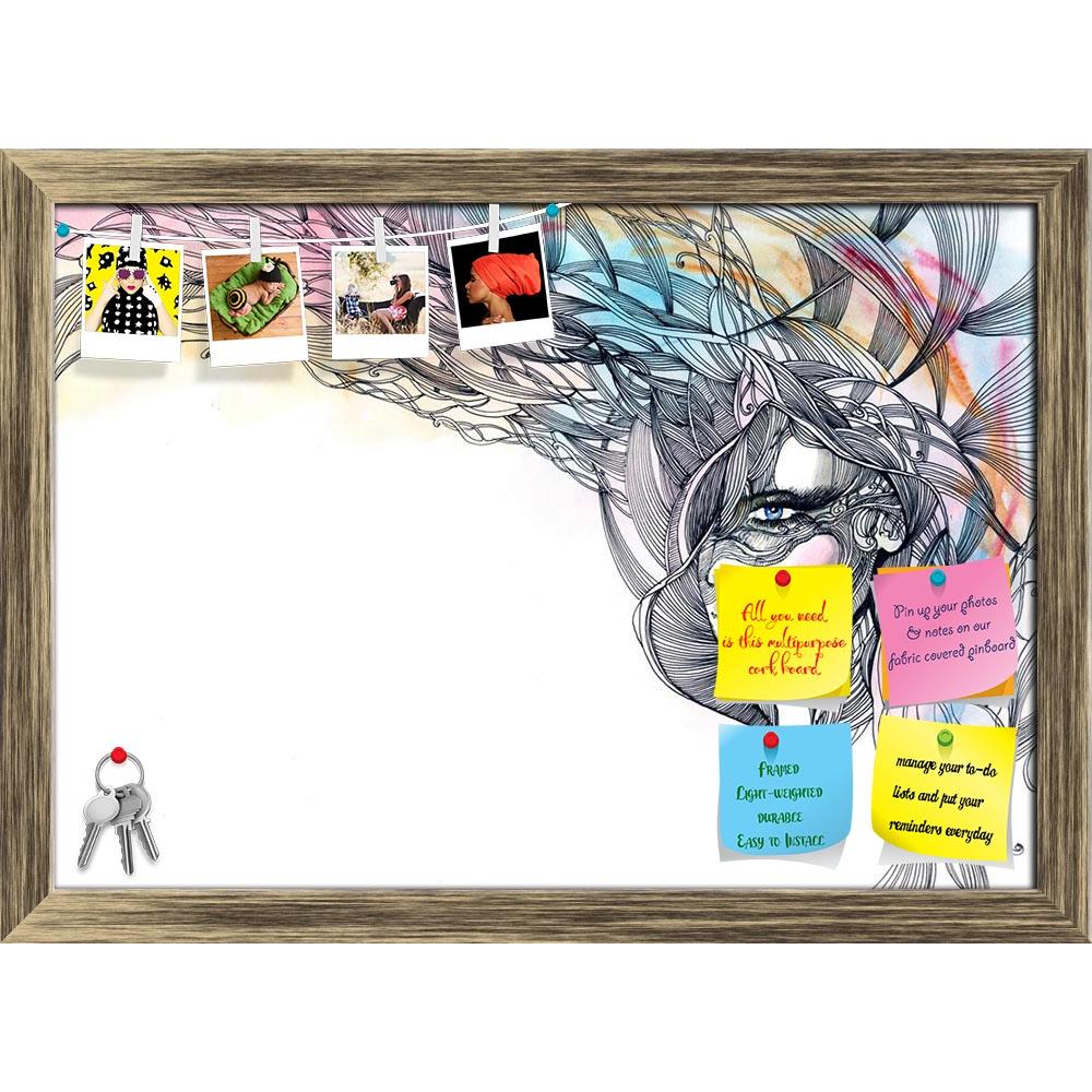 ArtzFolio Woman With Ornate Hair D3 Printed Bulletin Board Notice Pin Board Soft Board | Framed-Bulletin Boards Framed-AZSAO10980438BLB_FR_L-Image Code 5000606 Vishnu Image Folio Pvt Ltd, IC 5000606, ArtzFolio, Bulletin Boards Framed, Fashion, Portraits, Fine Art Reprint, woman, with, ornate, hair, d3, printed, bulletin, board, notice, pin, soft, framed, beautiful, pin up board, push pin board, extra large cork board, big pin board, notice board, small bulletin board, cork board, wall notice board, giant co