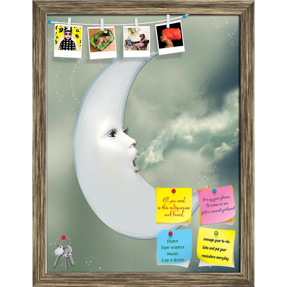 ArtzFolio Fantasy Moon Printed Bulletin Board Notice Pin Board Soft Board | Framed-Bulletin Boards Framed-AZSAO10999308BLB_FR_L-Image Code 5000613 Vishnu Image Folio Pvt Ltd, IC 5000613, ArtzFolio, Bulletin Boards Framed, Fantasy, Kids, Digital Art, moon, printed, bulletin, board, notice, pin, soft, framed, blowing, clouds, blue, sky, pin up board, push pin board, extra large cork board, big pin board, notice board, small bulletin board, cork board, wall notice board, giant cork board, bulletin board, offic
