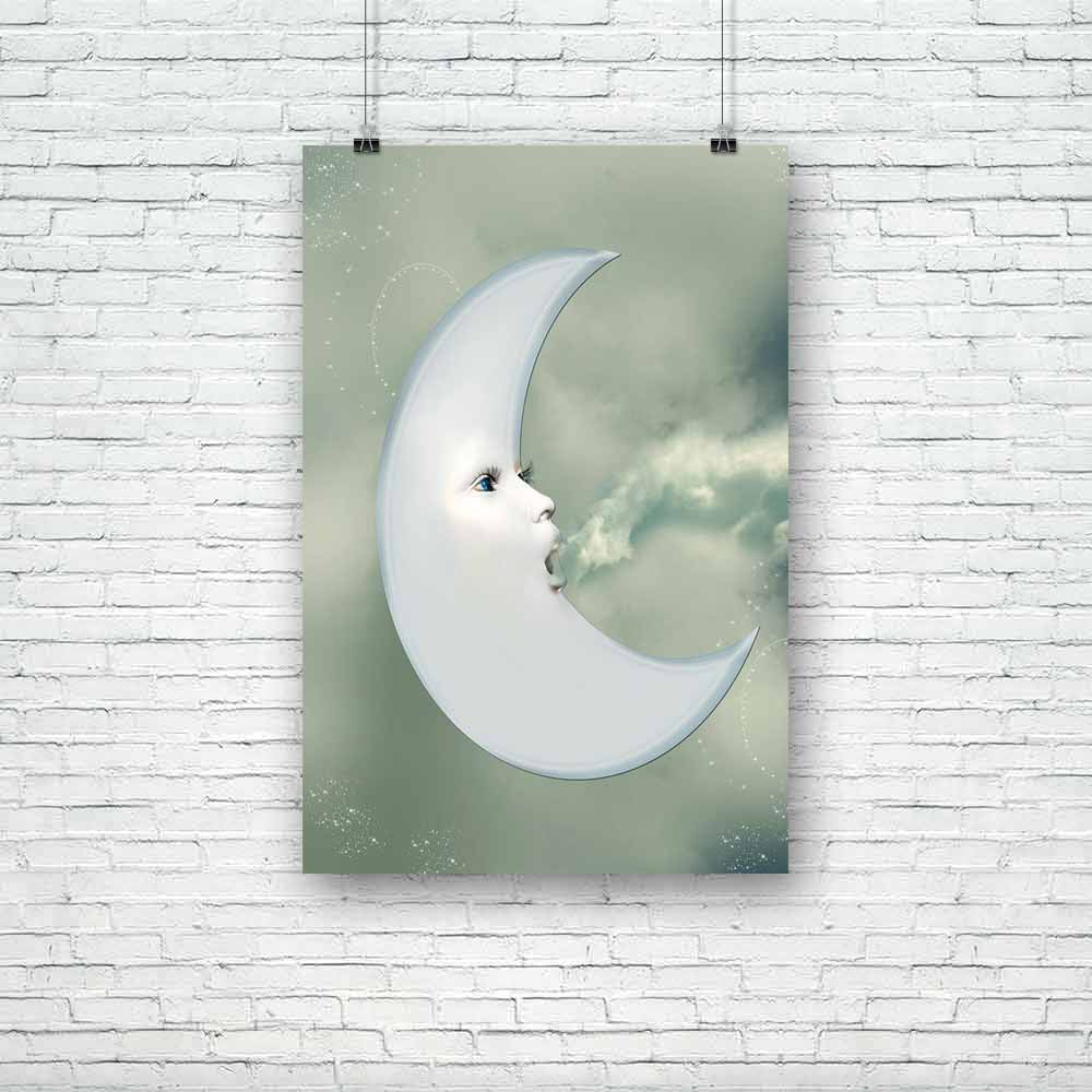 Fantasy Moon Unframed Paper Poster-Paper Posters Unframed-POS_UN-IC 5000613 IC 5000613, Art and Paintings, Books, Digital, Digital Art, Fantasy, Graphic, Landscapes, Nature, Scenic, moon, unframed, paper, poster, amazing, art, backdrops, background, blow, blue, cloud, dream, dreamy, fae, fairy, fairytale, fantastic, landscape, magic, manipulation, mist, misty, outdoor, peaceful, princess, scenario, scene, scrapbook, shining, sky, tales, artzfolio, posters, wall posters, posters for room, posters for room de