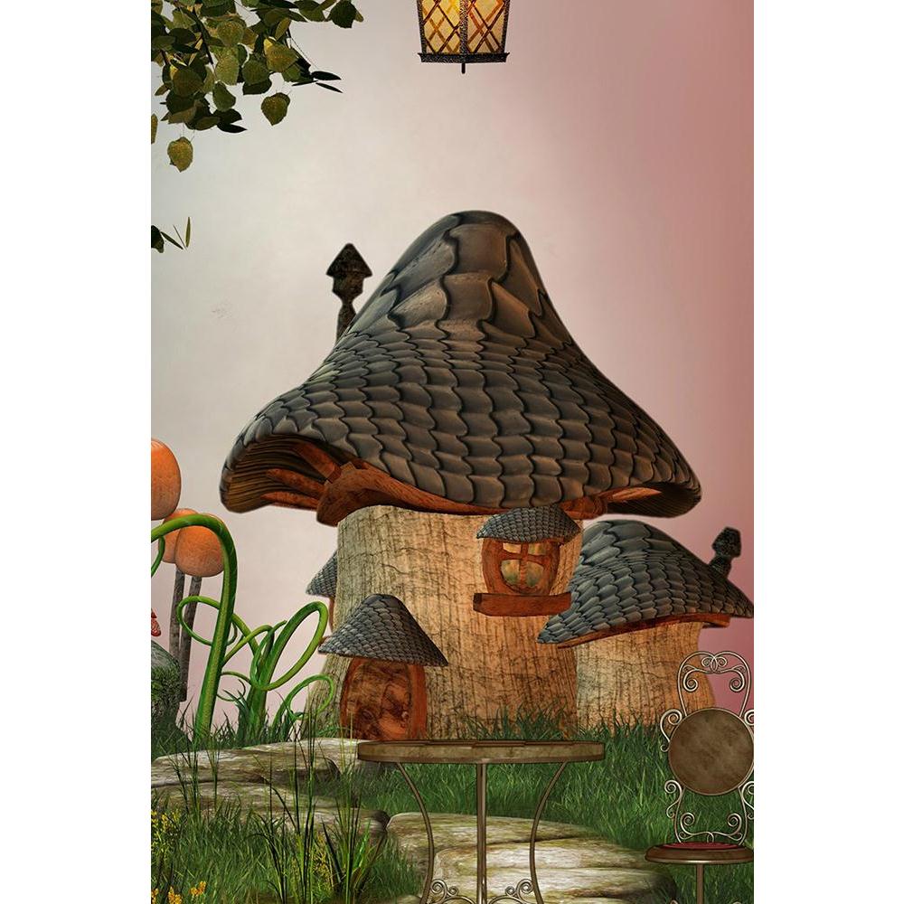 ArtzFolio Mushroom House Unframed Paper Poster-Paper Posters Unframed-AZART10999340POS_UN_L-Image Code 5000617 Vishnu Image Folio Pvt Ltd, IC 5000617, ArtzFolio, Paper Posters Unframed, Fantasy, Kids, Landscapes, Digital Art, mushroom, house, unframed, paper, poster, wall, large, size, for, living, room, home, decoration, big, framed, decor, posters, pitaara, box, modern, art, with, frame, bedroom, amazonbasics, door, drawing, small, decorative, office, reception, multiple, friends, images, reprints, reprin