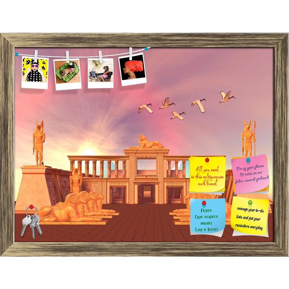 ArtzFolio Sacred Ibis Birds Fly Over An Egyptian Palace Printed Bulletin Board Notice Pin Board Soft Board | Framed-Bulletin Boards Framed-AZSAO11106317BLB_FR_L-Image Code 5000639 Vishnu Image Folio Pvt Ltd, IC 5000639, ArtzFolio, Bulletin Boards Framed, Places, Digital Art, sacred, ibis, birds, fly, over, an, egyptian, palace, printed, bulletin, board, notice, pin, soft, framed, kingdom, 01, flock, entrance, lined, ram, god, khnum, statues, pin up board, push pin board, extra large cork board, big pin boar