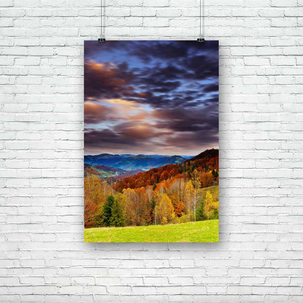 Mountains Landscape Unframed Paper Poster-Paper Posters Unframed-POS_UN-IC 5000647 IC 5000647, Botanical, Floral, Flowers, God Ram, Hinduism, Landscapes, Mountains, Nature, Panorama, Rural, Scenic, Seasons, Sunrises, Sunsets, Wooden, landscape, unframed, paper, poster, autumn, background, beautiful, beauty, bright, cloud, color, colorful, countryside, dawn, environment, evening, fall, flora, foliage, forest, fresh, garden, golden, heaven, idyllic, leaf, light, lush, meadow, mist, morning, motley, mountain, 