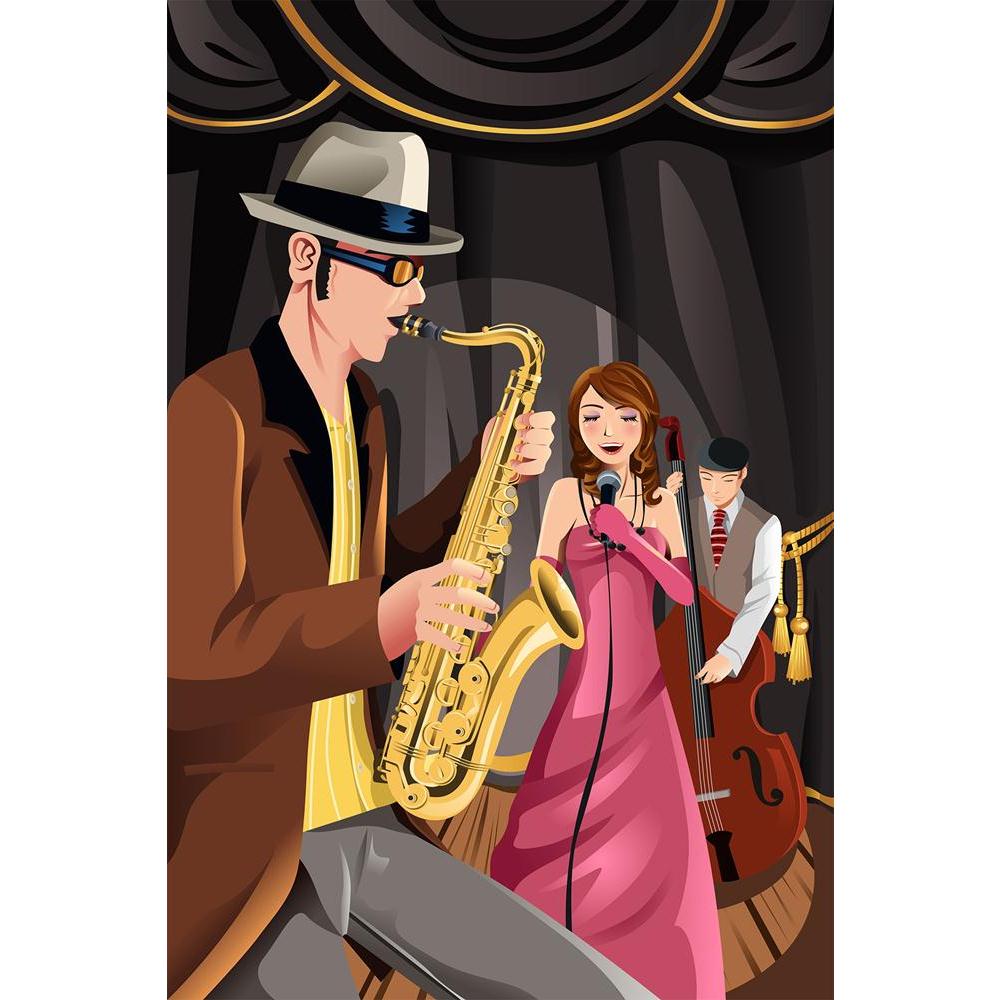 ArtzFolio Jazz Music Band Unframed Paper Poster-Paper Posters Unframed-AZART11121401POS_UN_L-Image Code 5000648 Vishnu Image Folio Pvt Ltd, IC 5000648, ArtzFolio, Paper Posters Unframed, Music & Dance, Digital Art, jazz, music, band, unframed, paper, poster, wall, large, size, for, living, room, home, decoration, big, framed, decor, posters, pitaara, box, modern, art, with, frame, bedroom, amazonbasics, door, drawing, small, decorative, office, reception, multiple, friends, images, reprints, reprint, kids, 