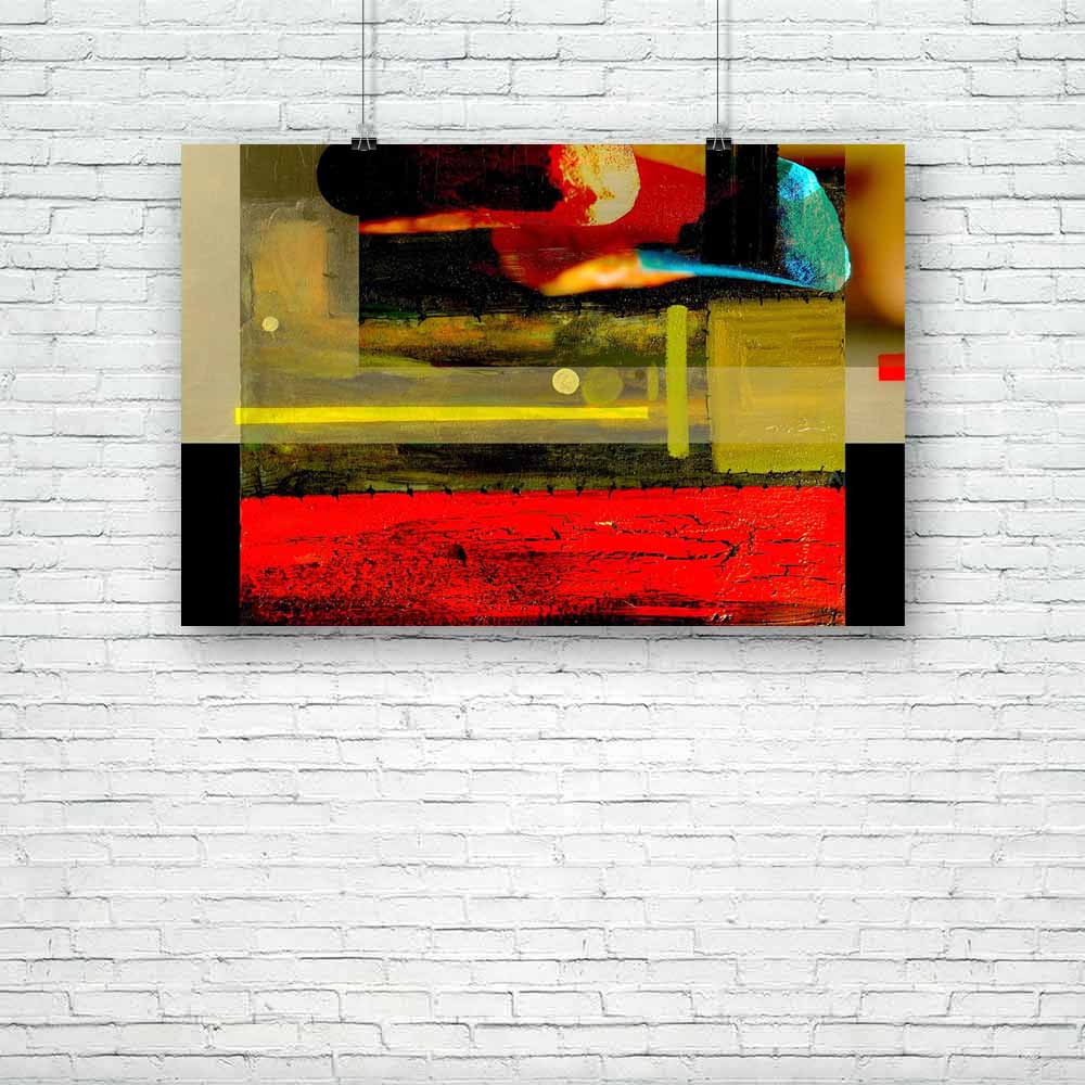 Abstract Artwork D17 Unframed Paper Poster - Paper Posters Unframed - ArtzFolio.com