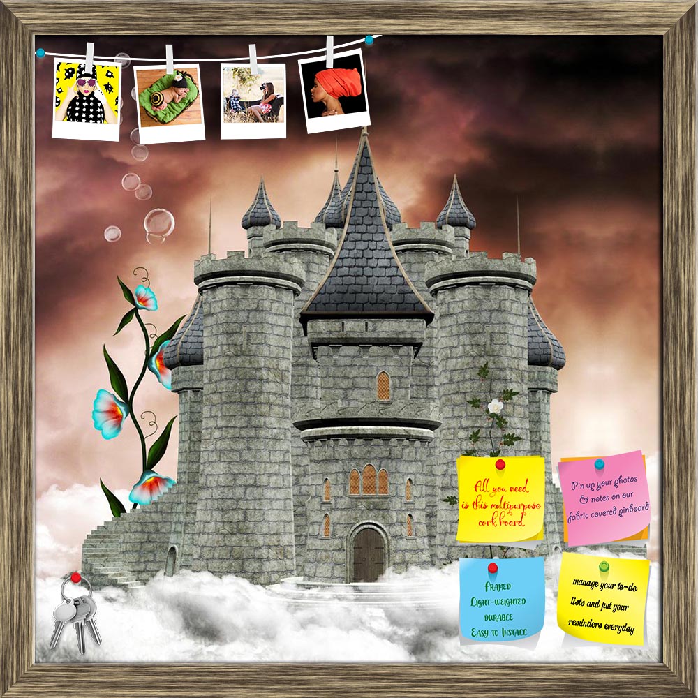 ArtzFolio Castle Over The Clouds Printed Bulletin Board Notice Pin Board Soft Board | Framed-Bulletin Boards Framed-AZSAO11212294BLB_FR_L-Image Code 5000668 Vishnu Image Folio Pvt Ltd, IC 5000668, ArtzFolio, Bulletin Boards Framed, Fantasy, Digital Art, castle, over, the, clouds, printed, bulletin, board, notice, pin, soft, framed, fairy, tale, series, enchanted, sky, king, ream, magic, queen, steps, place, roses, vision, bright, palace, sunset, towers, prince, wizard, stones, lights, flowers, sunrise, shin