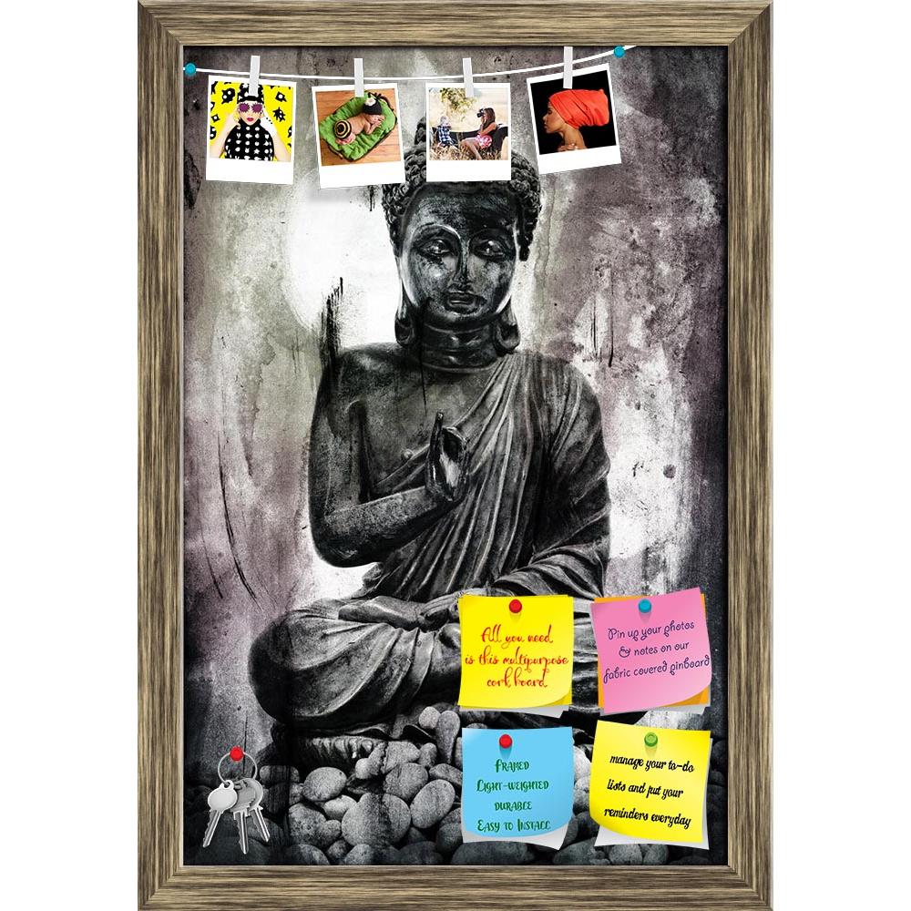 ArtzFolio Buddha & Stones Printed Bulletin Board Notice Pin Board Soft Board | Framed-Bulletin Boards Framed-AZSAO11231895BLB_FR_L-Image Code 5000670 Vishnu Image Folio Pvt Ltd, IC 5000670, ArtzFolio, Bulletin Boards Framed, Religious, Photography, buddha, stones, printed, bulletin, board, notice, pin, soft, framed, image, faded, background, pin up board, push pin board, extra large cork board, big pin board, notice board, small bulletin board, cork board, wall notice board, giant cork board, bulletin board