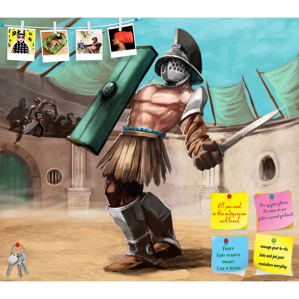 ArtzFolio Gladiator Fight In The Stadium Printed Bulletin Board Notice Pin Board Soft Board | Frameless-Bulletin Boards Frameless-AZSAO11242062BLB_FL_L-Image Code 5000671 Vishnu Image Folio Pvt Ltd, IC 5000671, ArtzFolio, Bulletin Boards Frameless, Historical, Fine Art Reprint, gladiator, fight, in, the, stadium, printed, bulletin, board, notice, pin, soft, frameless, he, has, sword, hand, pin up board, push pin board, extra large cork board, big pin board, notice board, small bulletin board, cork board, wa
