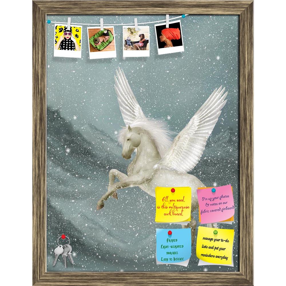 ArtzFolio Pegasus With Snow Printed Bulletin Board Notice Pin Board Soft Board | Framed-Bulletin Boards Framed-AZSAO11254907BLB_FR_L-Image Code 5000673 Vishnu Image Folio Pvt Ltd, IC 5000673, ArtzFolio, Bulletin Boards Framed, Animals, Fantasy, Digital Art, pegasus, with, snow, printed, bulletin, board, notice, pin, soft, framed, winter, landscape, pin up board, push pin board, extra large cork board, big pin board, notice board, small bulletin board, cork board, wall notice board, giant cork board, bulleti