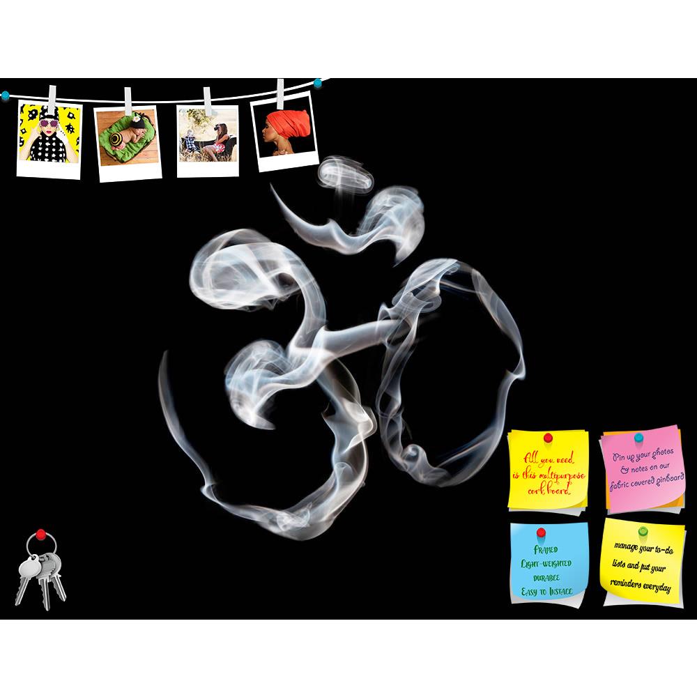 ArtzFolio Om Symbol D3 Printed Bulletin Board Notice Pin Board Soft Board | Frameless-Bulletin Boards Frameless-AZSAO11270275BLB_FL_L-Image Code 5000675 Vishnu Image Folio Pvt Ltd, IC 5000675, ArtzFolio, Bulletin Boards Frameless, Religious, Traditional, Fine Art Reprint, om, symbol, d3, printed, bulletin, board, notice, pin, soft, frameless, smoke, black, background, free, space, text, can, be, used, template, pin up board, push pin board, extra large cork board, big pin board, notice board, small bulletin
