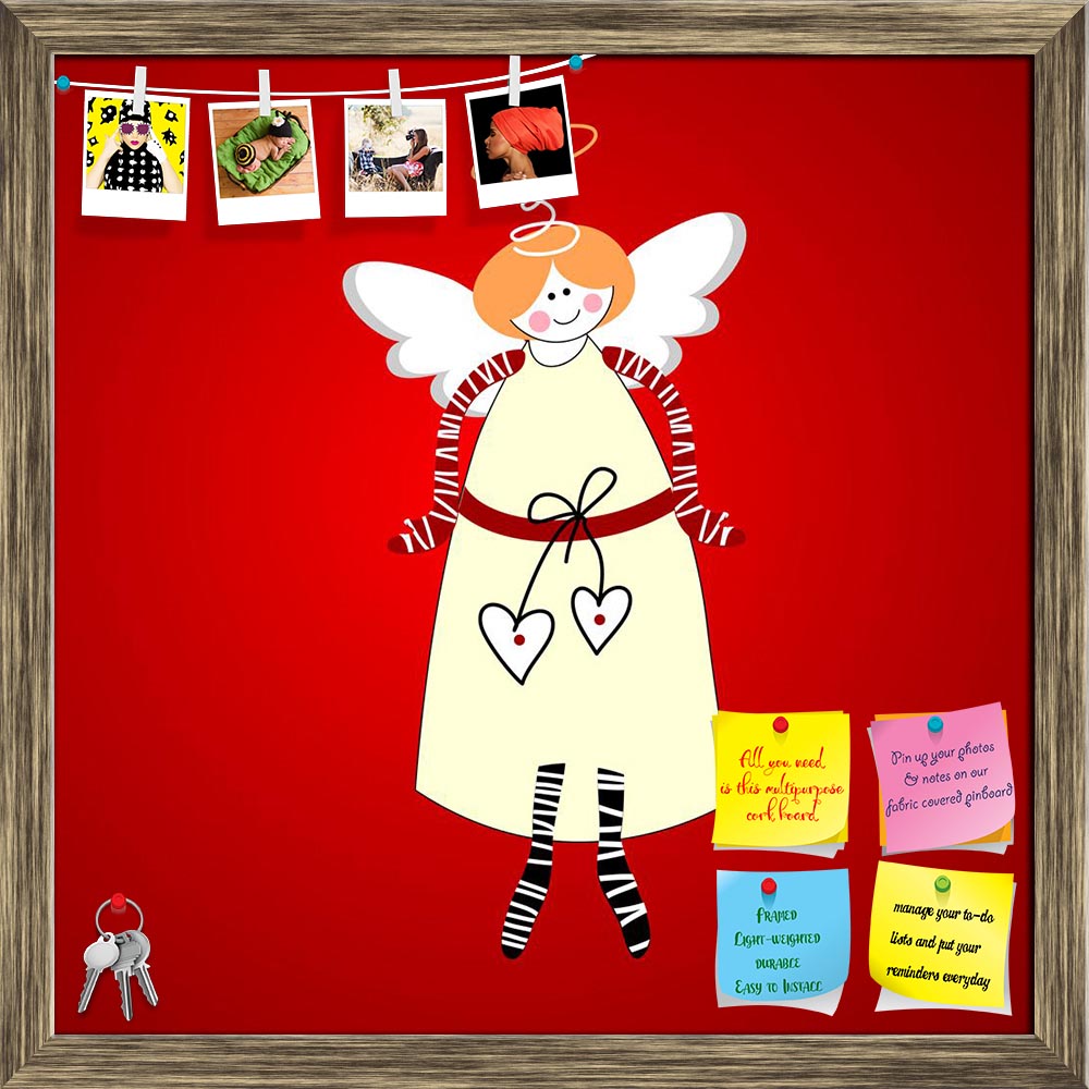 ArtzFolio Angel Symbol Of Happiness & Love Printed Bulletin Board Notice Pin Board Soft Board | Framed-Bulletin Boards Framed-AZSAO11276546BLB_FR_L-Image Code 5000676 Vishnu Image Folio Pvt Ltd, IC 5000676, ArtzFolio, Bulletin Boards Framed, Kids, Love, Digital Art, angel, symbol, of, happiness, printed, bulletin, board, notice, pin, soft, framed, vector, pin up board, push pin board, extra large cork board, big pin board, notice board, small bulletin board, cork board, wall notice board, giant cork board, 