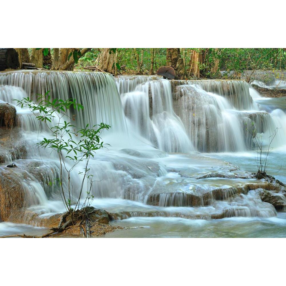 Pitaara Box Hui Mea Khamin Waterfall Kanchanabury Thailand Peel & Stick Vinyl Wall Sticker-Laminated Wall Stickers-PBART11281790LAM_UN_L-Image Code 5000678 Vishnu Image Folio Pvt Ltd, IC 5000678, Pitaara Box, Laminated Wall Stickers, Landscapes, Photography, hui, mea, khamin, waterfall, kanchanabury, thailand, peel, stick, vinyl, wall, sticker, wall sticker for bedroom, large size wall decal, wall sticker for drawing room, living room wall sticker decal, artzfolio, decorative wall sticker decal, big size wa