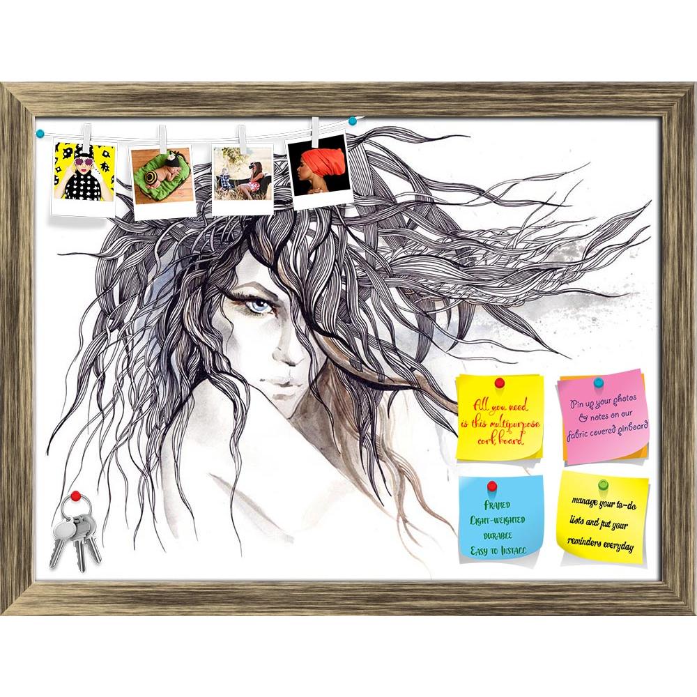 ArtzFolio Woman With Abstract Hair D1 Printed Bulletin Board Notice Pin Board Soft Board | Framed-Bulletin Boards Framed-AZSAO11284439BLB_FR_L-Image Code 5000682 Vishnu Image Folio Pvt Ltd, IC 5000682, ArtzFolio, Bulletin Boards Framed, Fashion, Portraits, Fine Art Reprint, woman, with, abstract, hair, d1, printed, bulletin, board, notice, pin, soft, framed, beautiful, graphic, decoration, hear, series, pin up board, push pin board, extra large cork board, big pin board, notice board, small bulletin board, 