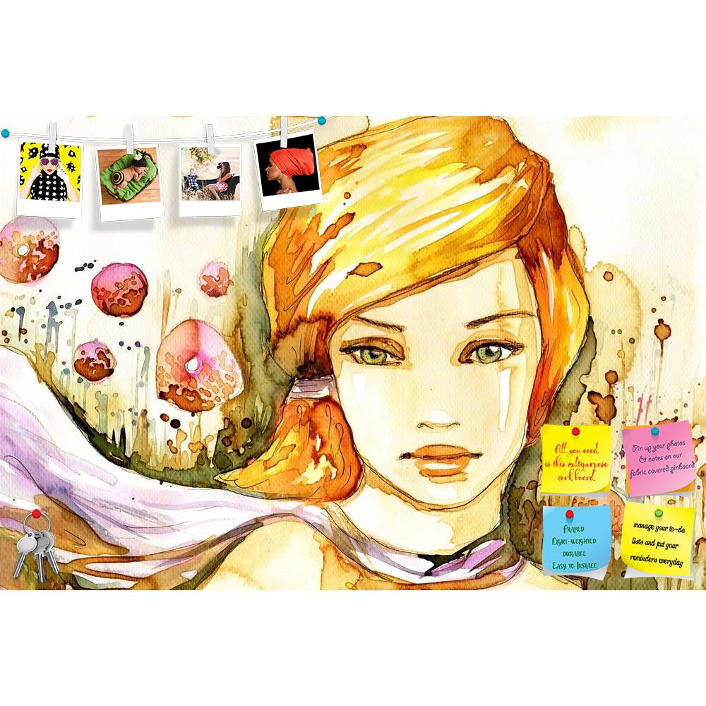 ArtzFolio Portrait Of A Girl Printed Bulletin Board Notice Pin Board Soft Board | Frameless-Bulletin Boards Frameless-AZSAO11320431BLB_FL_L-Image Code 5000688 Vishnu Image Folio Pvt Ltd, IC 5000688, ArtzFolio, Bulletin Boards Frameless, Portraits, Fine Art Reprint, portrait, of, a, girl, printed, bulletin, board, notice, pin, soft, frameless, watercolor, summer, pin up board, push pin board, extra large cork board, big pin board, notice board, small bulletin board, cork board, wall notice board, giant cork 