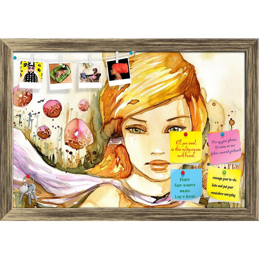 ArtzFolio Portrait Of A Girl Printed Bulletin Board Notice Pin Board Soft Board | Framed-Bulletin Boards Framed-AZSAO11320431BLB_FR_L-Image Code 5000688 Vishnu Image Folio Pvt Ltd, IC 5000688, ArtzFolio, Bulletin Boards Framed, Portraits, Fine Art Reprint, portrait, of, a, girl, printed, bulletin, board, notice, pin, soft, framed, watercolor, summer, pin up board, push pin board, extra large cork board, big pin board, notice board, small bulletin board, cork board, wall notice board, giant cork board, bulle