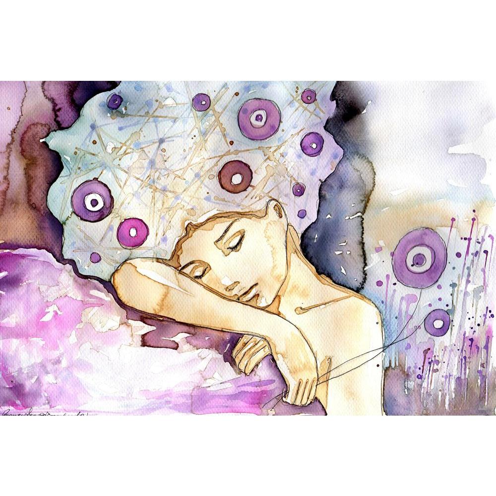 Sleeping Girl Canvas Painting Synthetic Frame-Paintings MDF Framing-AFF_FR-IC 5000689 IC 5000689, Art and Paintings, Botanical, Fantasy, Floral, Flowers, Geometric Abstraction, Illustrations, Individuals, Nature, Paintings, Portraits, Scenic, Watercolour, sleeping, girl, canvas, painting, synthetic, frame, watercolor, flower, abstraction, asleep, beauty, blissful, blue, carefree, coffee, condition, delicate, dreaming, face, fairy, tale, fragile, hair, happy, interesting, meadow, original, paint, picture, pi