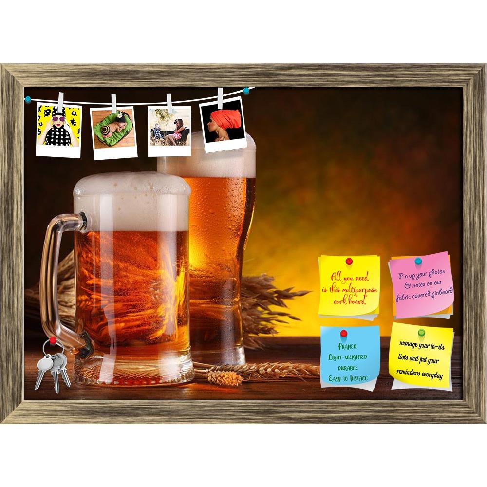 ArtzFolio Still Life With Beer Printed Bulletin Board Notice Pin Board Soft Board | Framed-Bulletin Boards Framed-AZSAO11373552BLB_FR_L-Image Code 5000694 Vishnu Image Folio Pvt Ltd, IC 5000694, ArtzFolio, Bulletin Boards Framed, Food & Beverage, Photography, still, life, with, beer, printed, bulletin, board, notice, pin, soft, framed, draft, glass, pin up board, push pin board, extra large cork board, big pin board, notice board, small bulletin board, cork board, wall notice board, giant cork board, bullet