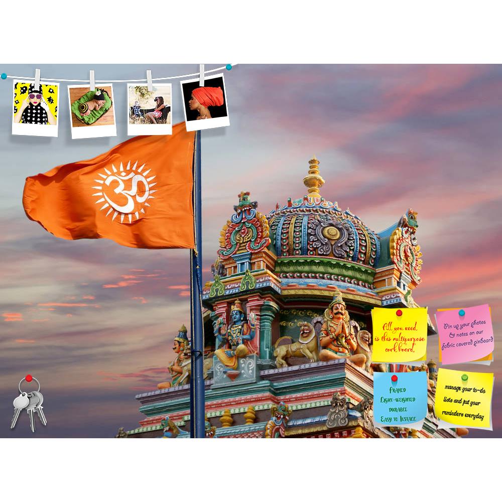 ArtzFolio Flag With A Sign Om D2 Printed Bulletin Board Notice Pin Board Soft Board | Frameless-Bulletin Boards Frameless-AZSAO11407126BLB_FL_L-Image Code 5000699 Vishnu Image Folio Pvt Ltd, IC 5000699, ArtzFolio, Bulletin Boards Frameless, Places, Religious, Photography, flag, with, a, sign, om, d2, printed, bulletin, board, notice, pin, soft, frameless, aum, sacred, mystical, syllable, dharma, indian, religions, hinduism, jainism, buddhism, pin up board, push pin board, extra large cork board, big pin boa