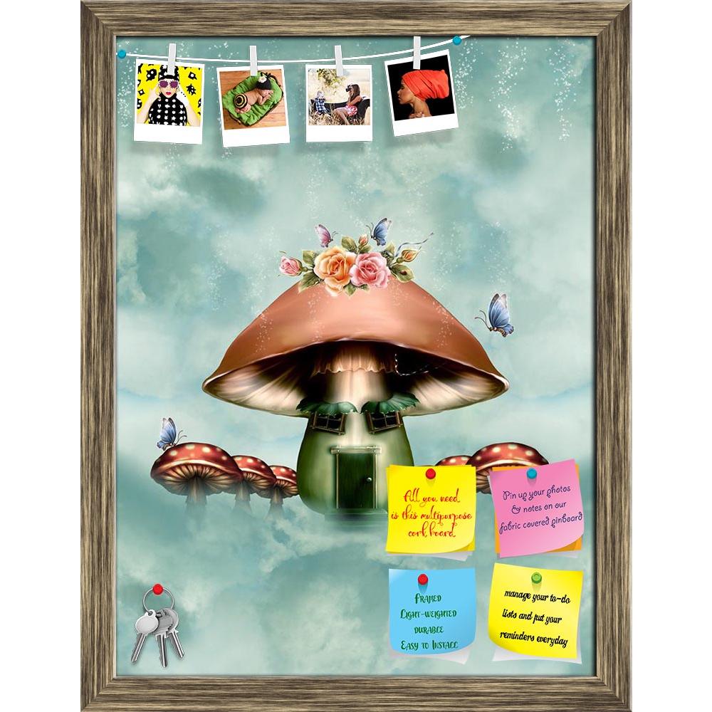 ArtzFolio Mushroom House With Flowers Printed Bulletin Board Notice Pin Board Soft Board | Framed-Bulletin Boards Framed-AZSAO11450462BLB_FR_L-Image Code 5000709 Vishnu Image Folio Pvt Ltd, IC 5000709, ArtzFolio, Bulletin Boards Framed, Fantasy, Kids, Landscapes, Digital Art, mushroom, house, with, flowers, printed, bulletin, board, notice, pin, soft, framed, butterflies, sky, pin up board, push pin board, extra large cork board, big pin board, notice board, small bulletin board, cork board, wall notice boa