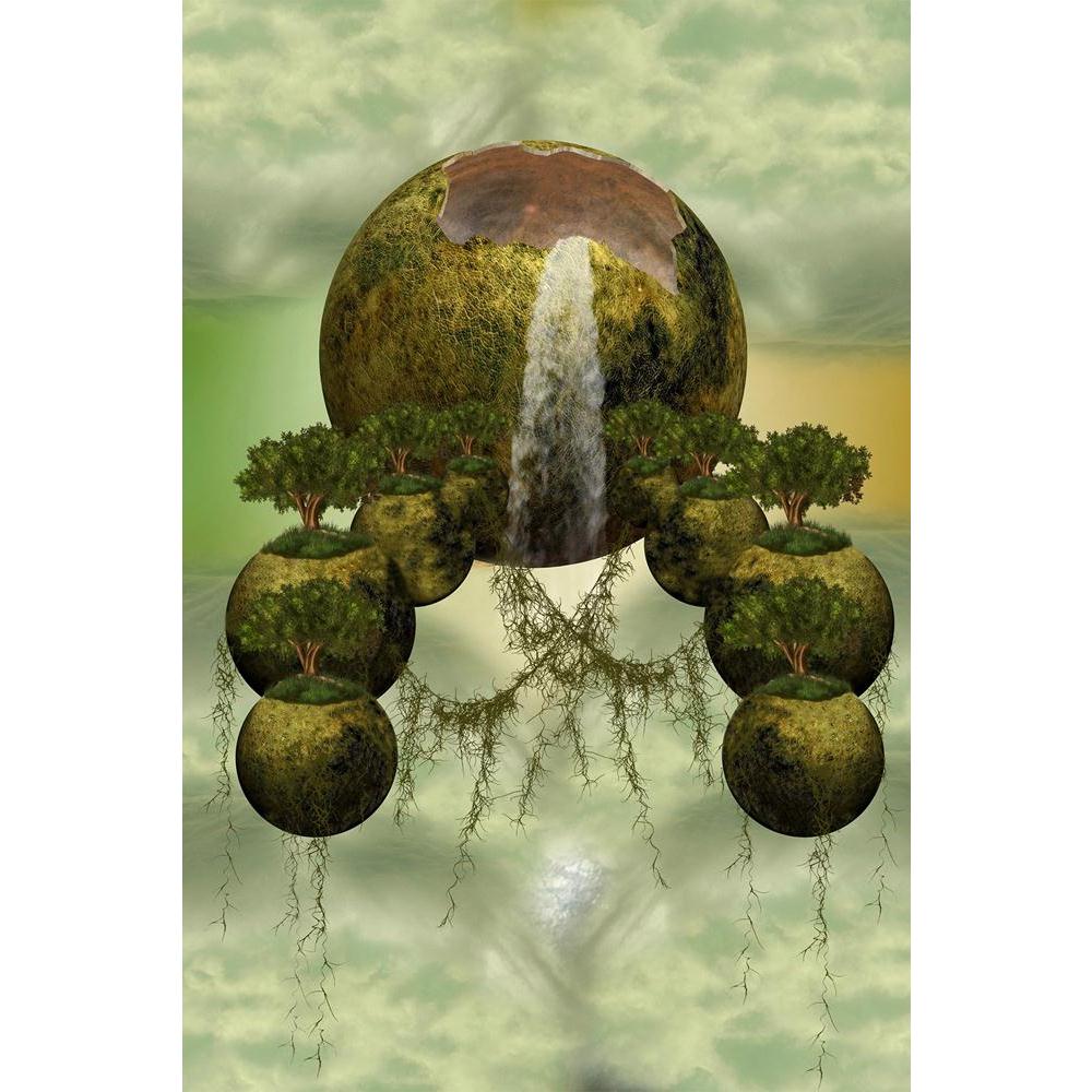 ArtzFolio Floating Islands With Trees Unframed Paper Poster-Paper Posters Unframed-AZART11450492POS_UN_L-Image Code 5000710 Vishnu Image Folio Pvt Ltd, IC 5000710, ArtzFolio, Paper Posters Unframed, Fantasy, Kids, Landscapes, Digital Art, floating, islands, with, trees, unframed, paper, poster, wall, large, size, for, living, room, home, decoration, big, framed, decor, posters, pitaara, box, modern, art, frame, bedroom, amazonbasics, door, drawing, small, decorative, office, reception, multiple, friends, im