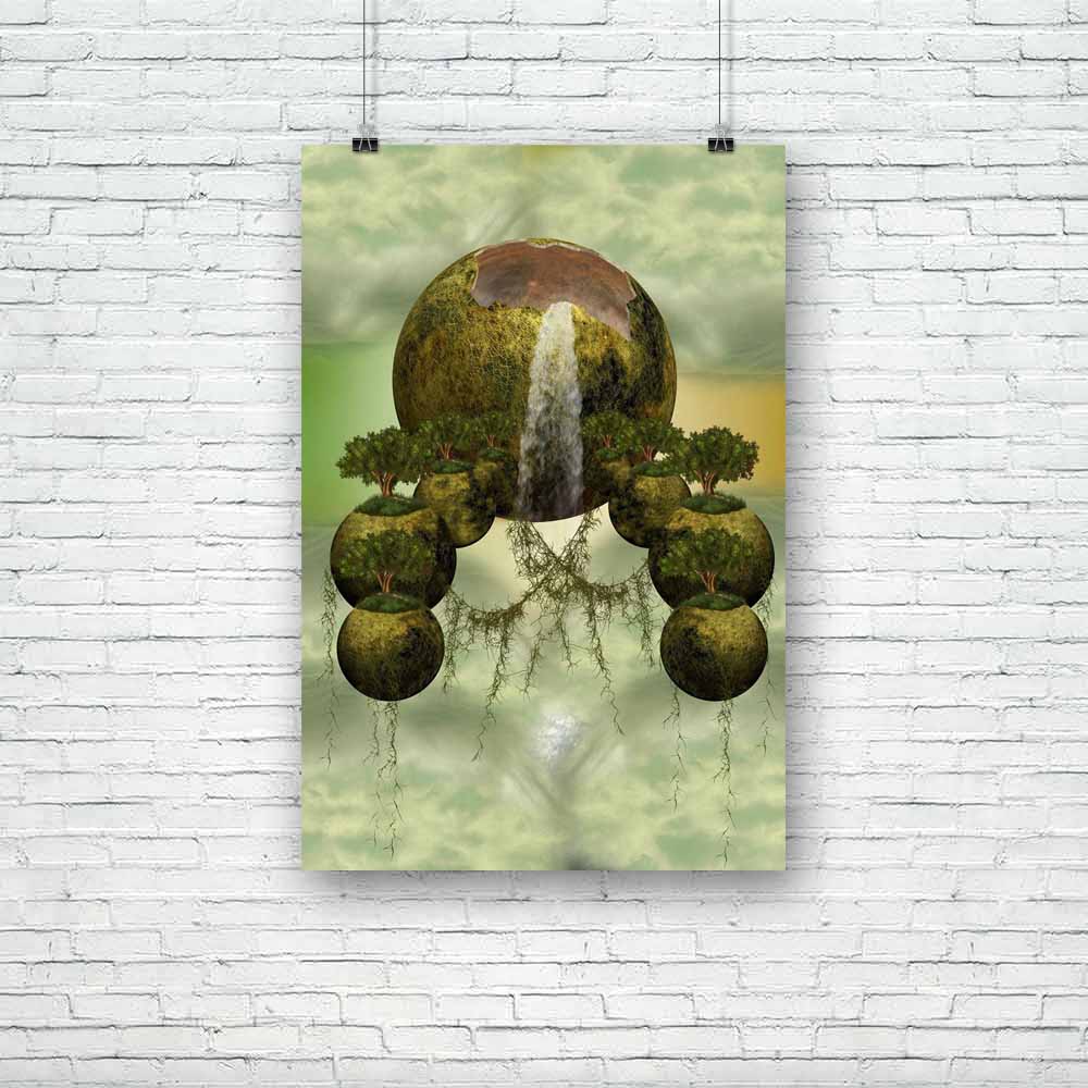 Floating Islands With Trees Unframed Paper Poster-Paper Posters Unframed-POS_UN-IC 5000710 IC 5000710, Art and Paintings, Books, Digital, Digital Art, Fantasy, Graphic, Landscapes, Nature, Scenic, floating, islands, with, trees, unframed, paper, poster, amazing, art, backdrops, background, bridge, cloud, dreamy, fae, fairy, fairytale, fantastic, island, landscape, magic, manipulation, mist, misty, moss, outdoor, peaceful, princess, scenario, scene, scrapbook, shining, sky, tales, artzfolio, posters, wall po