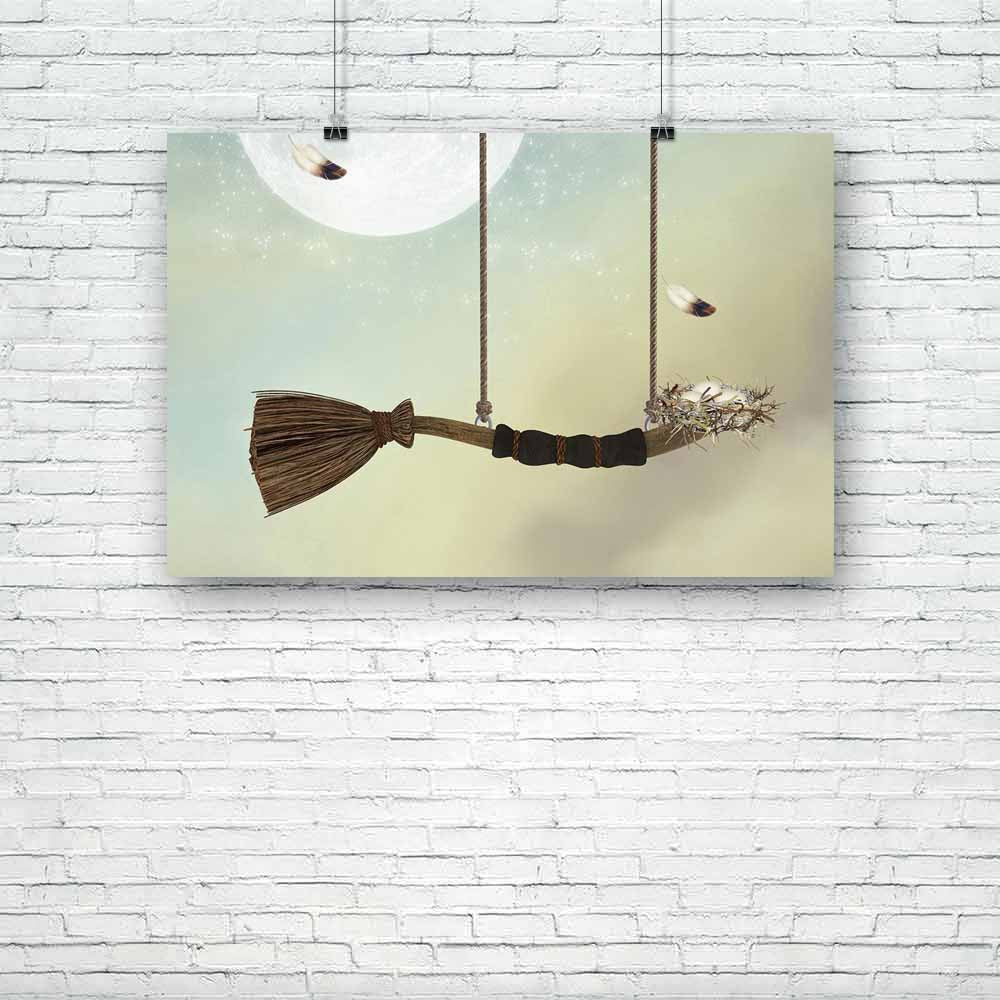 Swing In The Sky With Nest Unframed Paper Poster-Paper Posters Unframed-POS_UN-IC 5000712 IC 5000712, Art and Paintings, Books, Digital, Digital Art, Fantasy, Graphic, Landscapes, Nature, Scenic, swing, in, the, sky, with, nest, unframed, paper, poster, amazing, art, backdrops, background, cloud, dreamy, fae, fairy, fairytale, fantastic, feathers, hammock, landscape, magic, manipulation, mist, misty, moon, outdoor, peaceful, princess, scenario, scene, scrapbook, sweeper, tales, artzfolio, posters, wall post