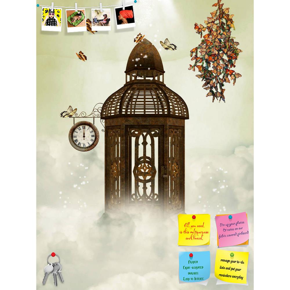 ArtzFolio Cage & Butterflies Printed Bulletin Board Notice Pin Board Soft Board | Frameless-Bulletin Boards Frameless-AZSAO11450516BLB_FL_L-Image Code 5000713 Vishnu Image Folio Pvt Ltd, IC 5000713, ArtzFolio, Bulletin Boards Frameless, Fantasy, Kids, Landscapes, Digital Art, cage, butterflies, printed, bulletin, board, notice, pin, soft, frameless, sky, clock, pin up board, push pin board, extra large cork board, big pin board, notice board, small bulletin board, cork board, wall notice board, giant cork b