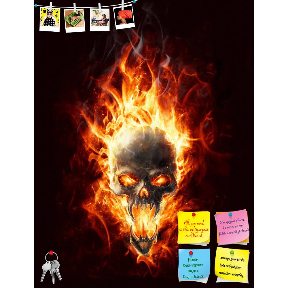 ArtzFolio Satanic Burning Skull Bringer Of Doom Printed Bulletin Board Notice Pin Board Soft Board | Frameless-Bulletin Boards Frameless-AZSAO11455716BLB_FL_L-Image Code 5000715 Vishnu Image Folio Pvt Ltd, IC 5000715, ArtzFolio, Bulletin Boards Frameless, Conceptual, Digital Art, satanic, burning, skull, bringer, of, doom, printed, bulletin, board, notice, pin, soft, frameless, pin up board, push pin board, extra large cork board, big pin board, notice board, small bulletin board, cork board, wall notice bo