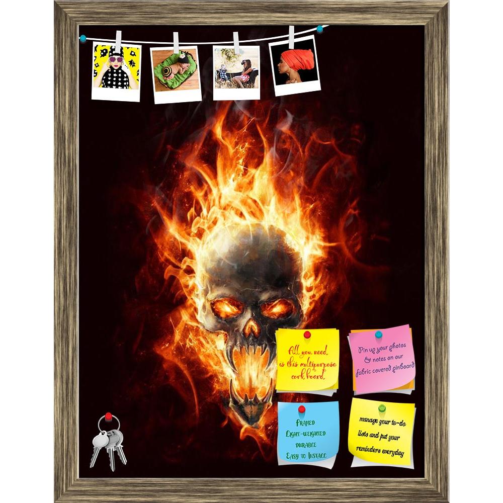 ArtzFolio Satanic Burning Skull Bringer Of Doom Printed Bulletin Board Notice Pin Board Soft Board | Framed-Bulletin Boards Framed-AZSAO11455716BLB_FR_L-Image Code 5000715 Vishnu Image Folio Pvt Ltd, IC 5000715, ArtzFolio, Bulletin Boards Framed, Conceptual, Digital Art, satanic, burning, skull, bringer, of, doom, printed, bulletin, board, notice, pin, soft, framed, pin up board, push pin board, extra large cork board, big pin board, notice board, small bulletin board, cork board, wall notice board, giant c