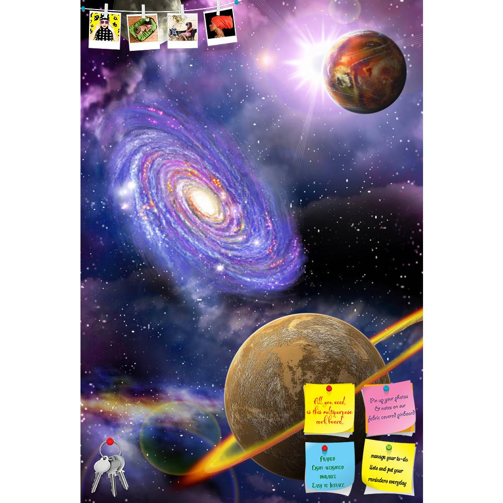 ArtzFolio Galaxies & Planets Printed Bulletin Board Notice Pin Board Soft Board | Frameless-Bulletin Boards Frameless-AZSAO11498194BLB_FL_L-Image Code 5000718 Vishnu Image Folio Pvt Ltd, IC 5000718, ArtzFolio, Bulletin Boards Frameless, Fantasy, Places, Digital Art, galaxies, planets, printed, bulletin, board, notice, pin, soft, frameless, distant, flying, outer, space, pin up board, push pin board, extra large cork board, big pin board, notice board, small bulletin board, cork board, wall notice board, gia