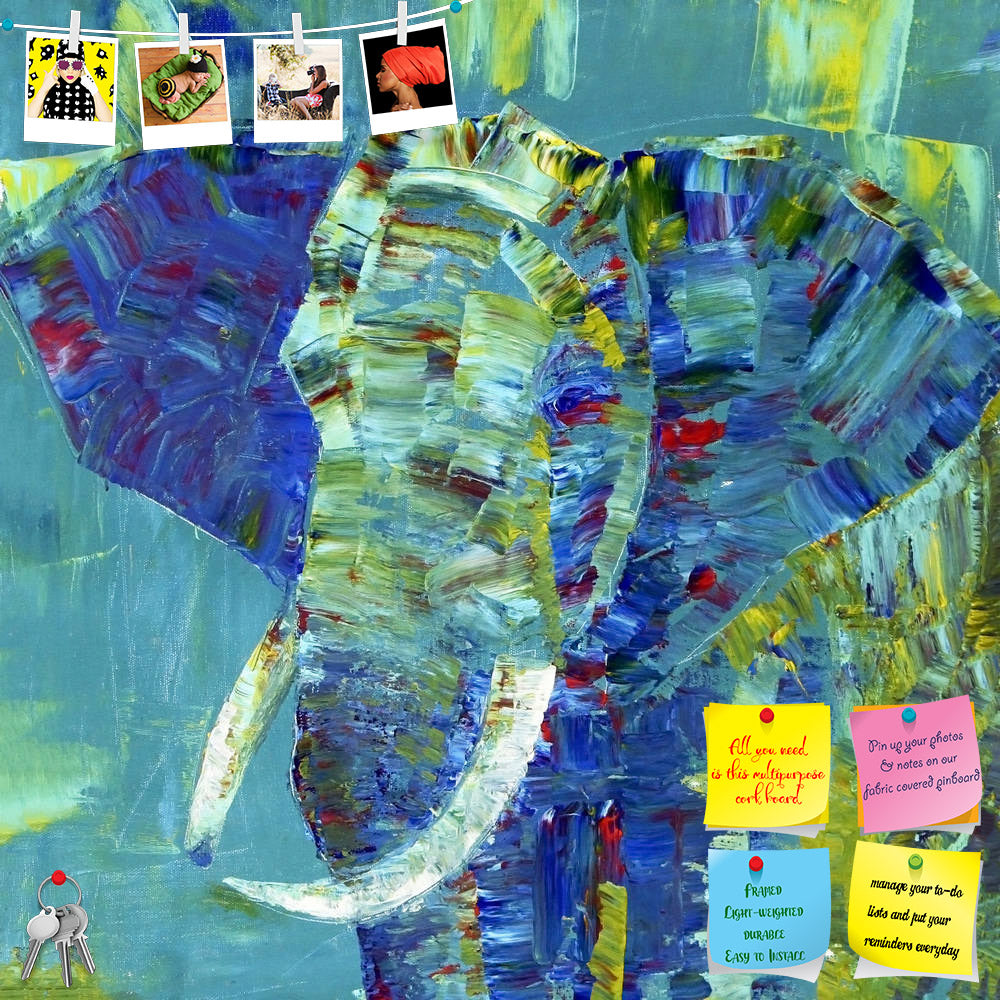 ArtzFolio Elephant D1 Printed Bulletin Board Notice Pin Board Soft Board | Frameless-Bulletin Boards Frameless-AZSAO11569241BLB_FL_L-Image Code 5000729 Vishnu Image Folio Pvt Ltd, IC 5000729, ArtzFolio, Bulletin Boards Frameless, Animals, Fine Art Reprint, elephant, d1, printed, bulletin, board, notice, pin, soft, frameless, an, painted, acrylics, canvas, it, pin up board, push pin board, extra large cork board, big pin board, notice board, small bulletin board, cork board, wall notice board, giant cork boa