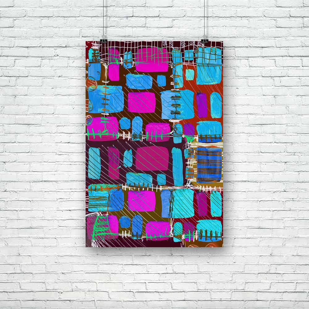 Abstract D13 Unframed Paper Poster - Paper Posters Unframed - ArtzFolio.com