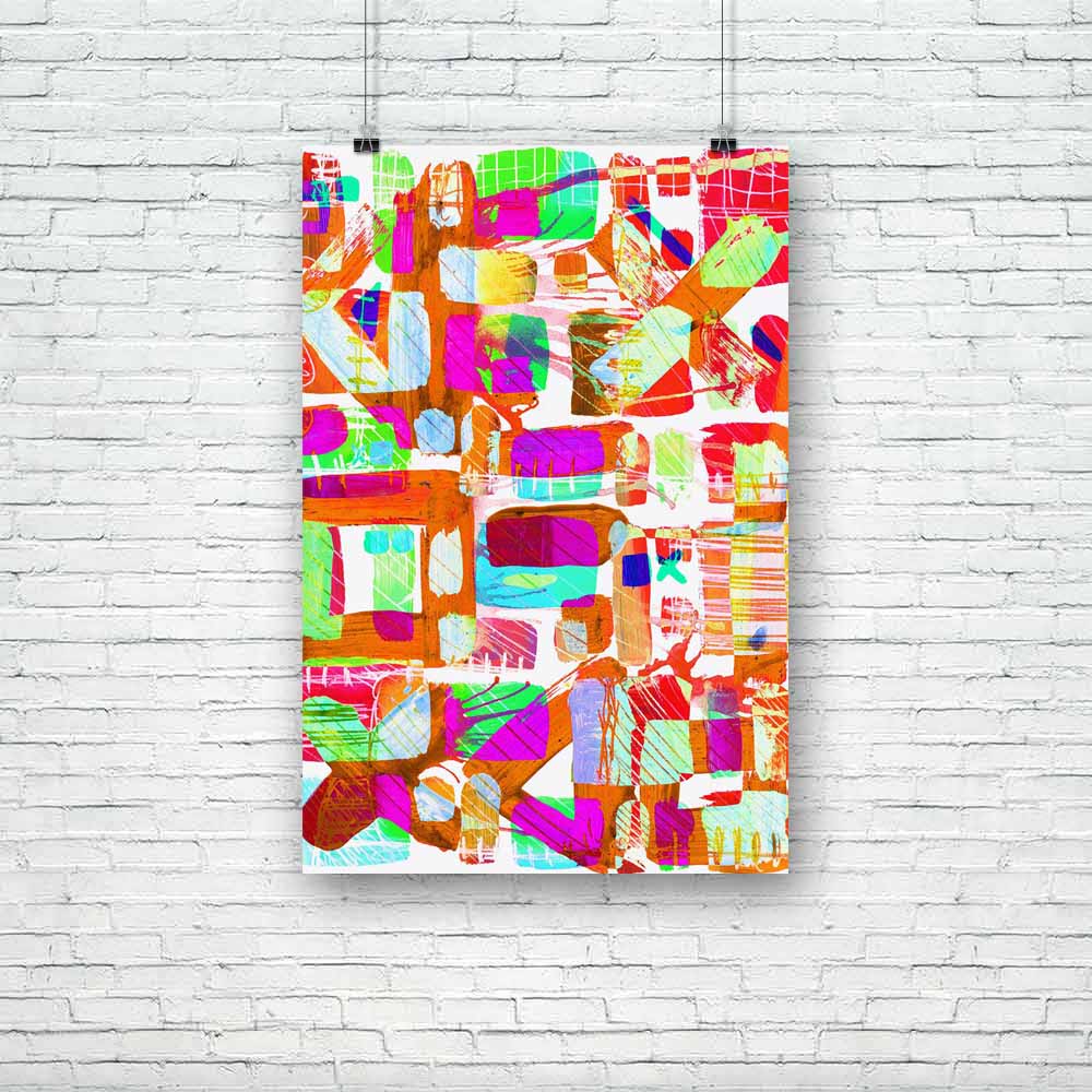 Abstract D14 Unframed Paper Poster - Paper Posters Unframed - ArtzFolio.com