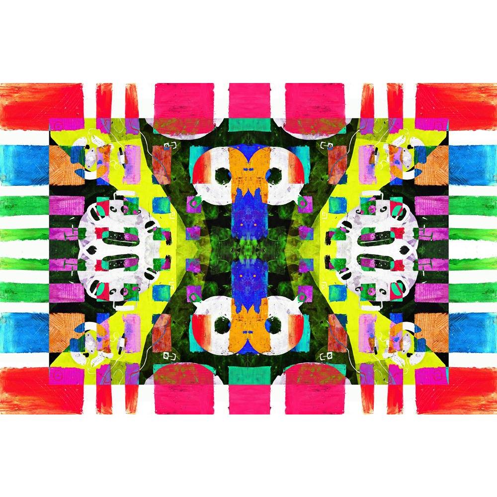 Abstract Canvas Painting Synthetic Frame - Paintings MDF Framing - ArtzFolio.com