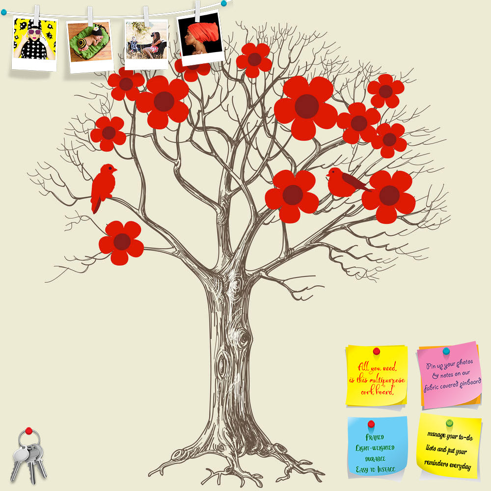 ArtzFolio Tree In Bloom & Love Birds Printed Bulletin Board Notice Pin Board Soft Board | Frameless-Bulletin Boards Frameless-AZSAO11664060BLB_FL_L-Image Code 5000747 Vishnu Image Folio Pvt Ltd, IC 5000747, ArtzFolio, Bulletin Boards Frameless, Floral, Kids, Digital Art, tree, in, bloom, love, birds, printed, bulletin, board, notice, pin, soft, frameless, pin up board, push pin board, extra large cork board, big pin board, notice board, small bulletin board, cork board, wall notice board, giant cork board, 
