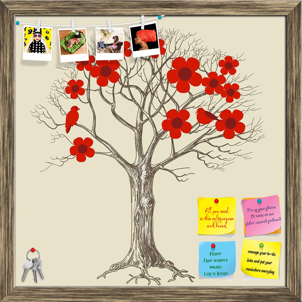 ArtzFolio Tree In Bloom & Love Birds Printed Bulletin Board Notice Pin Board Soft Board | Framed-Bulletin Boards Framed-AZSAO11664060BLB_FR_L-Image Code 5000747 Vishnu Image Folio Pvt Ltd, IC 5000747, ArtzFolio, Bulletin Boards Framed, Floral, Kids, Digital Art, tree, in, bloom, love, birds, printed, bulletin, board, notice, pin, soft, framed, pin up board, push pin board, extra large cork board, big pin board, notice board, small bulletin board, cork board, wall notice board, giant cork board, bulletin boa