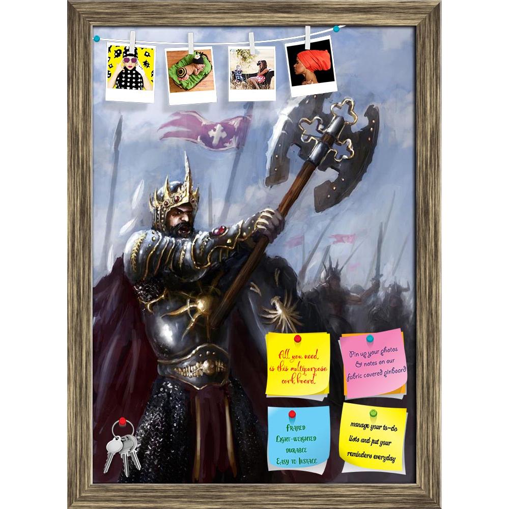 ArtzFolio King & His Army On Battlefield Printed Bulletin Board Notice Pin Board Soft Board | Framed-Bulletin Boards Framed-AZSAO11742641BLB_FR_L-Image Code 5000754 Vishnu Image Folio Pvt Ltd, IC 5000754, ArtzFolio, Bulletin Boards Framed, Fantasy, Fine Art Reprint, king, his, army, on, battlefield, printed, bulletin, board, notice, pin, soft, framed, pin up board, push pin board, extra large cork board, big pin board, notice board, small bulletin board, cork board, wall notice board, giant cork board, bull