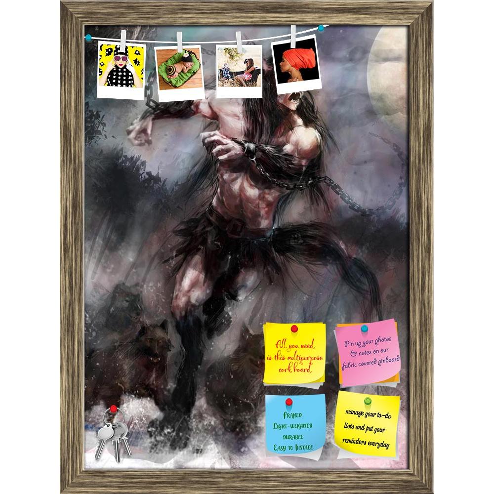 ArtzFolio Werewolf & His Wolf Pack Printed Bulletin Board Notice Pin Board Soft Board | Framed-Bulletin Boards Framed-AZSAO11742642BLB_FR_L-Image Code 5000755 Vishnu Image Folio Pvt Ltd, IC 5000755, ArtzFolio, Bulletin Boards Framed, Fantasy, Fine Art Reprint, werewolf, his, wolf, pack, printed, bulletin, board, notice, pin, soft, framed, pin up board, push pin board, extra large cork board, big pin board, notice board, small bulletin board, cork board, wall notice board, giant cork board, bulletin board, o