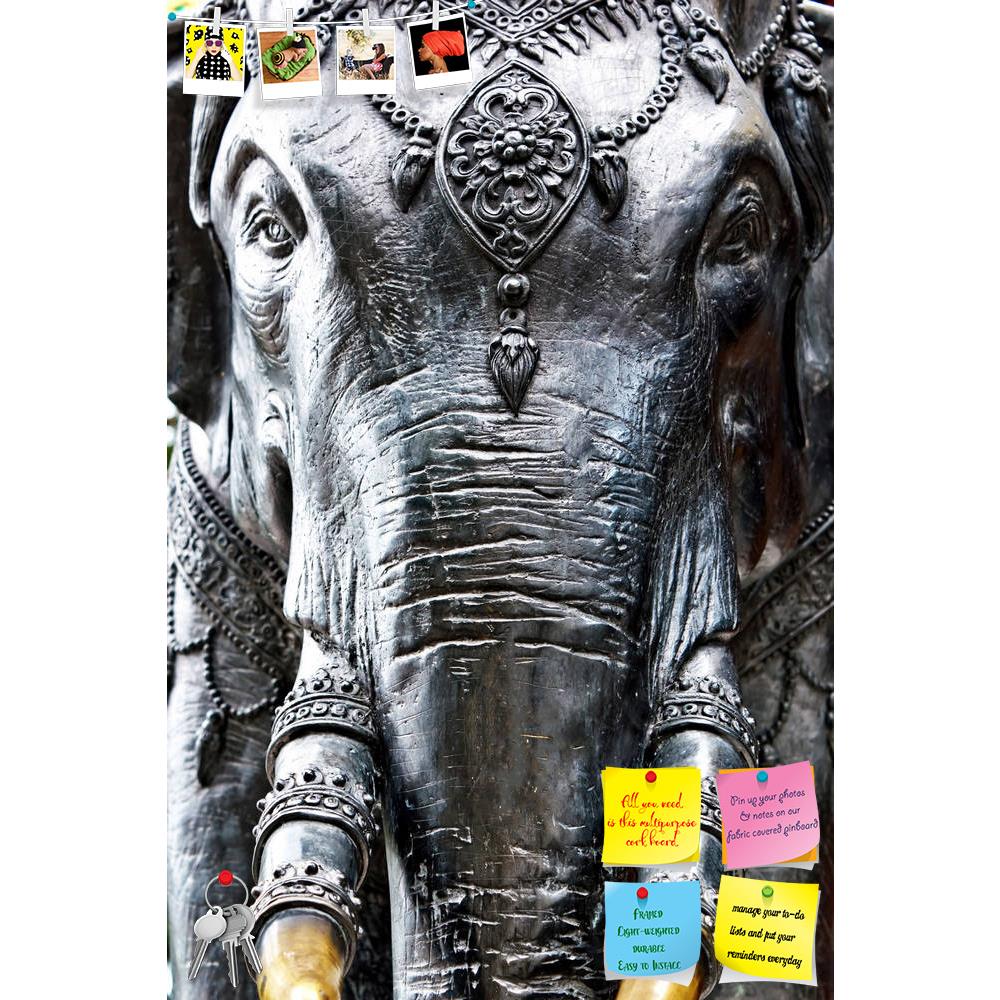 ArtzFolio Elephant Near a Temple in Thailand Printed Bulletin Board Notice Pin Board Soft Board | Frameless-Bulletin Boards Frameless-AZSAO11770870BLB_FL_L-Image Code 5000764 Vishnu Image Folio Pvt Ltd, IC 5000764, ArtzFolio, Bulletin Boards Frameless, Animals, Photography, elephant, near, a, temple, in, thailand, printed, bulletin, board, notice, pin, soft, frameless, statue, pin up board, push pin board, extra large cork board, big pin board, notice board, small bulletin board, cork board, wall notice boa