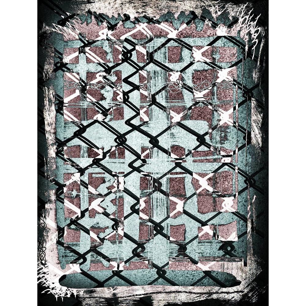 Abstract Canvas Painting Synthetic Frame - Paintings MDF Framing - ArtzFolio.com