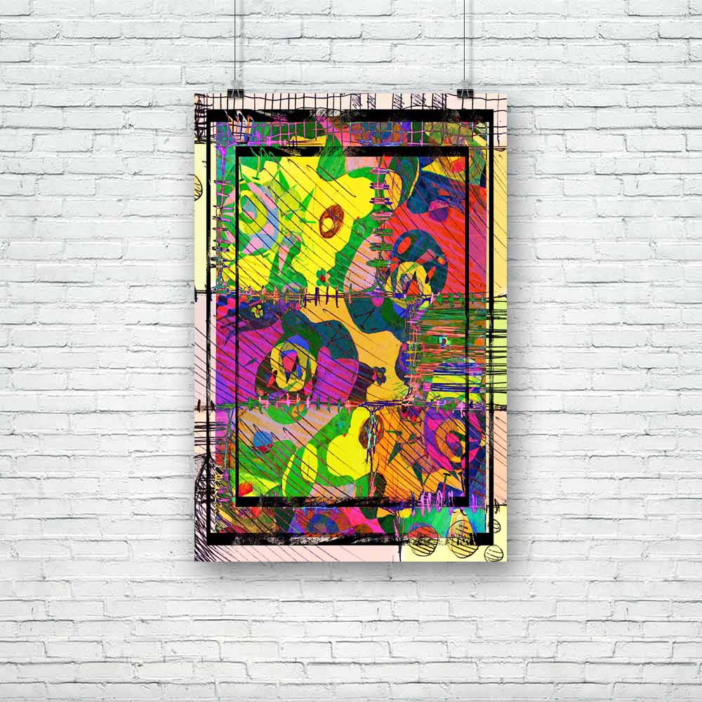 Abstract D19 Unframed Paper Poster - Paper Posters Unframed - ArtzFolio.com