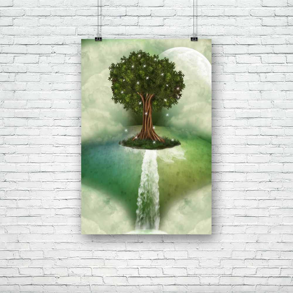 Tree In A Landscape With Dragonfly Unframed Paper Poster-Paper Posters Unframed-POS_UN-IC 5000772 IC 5000772, Art and Paintings, Baby, Books, Children, Digital, Digital Art, Fantasy, Graphic, Kids, Landscapes, Nature, Scenic, tree, in, a, landscape, with, dragonfly, unframed, paper, poster, amazing, art, backdrops, background, beautiful, clouds, colorful, dreamy, fae, fairy, fairytale, fantastic, foliage, light, lighting, magic, manipulation, mist, misty, moon, outdoor, peaceful, princess, scenario, scene, 