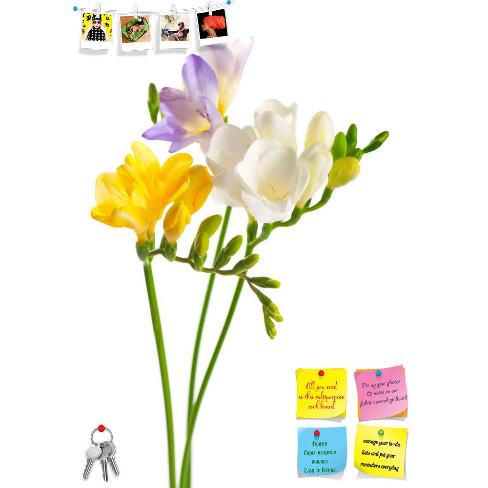 ArtzFolio White & Yellow & Purple Freesia Flowers Printed Bulletin Board Notice Pin Board Soft Board | Frameless-Bulletin Boards Frameless-AZSAO11865290BLB_FL_L-Image Code 5000784 Vishnu Image Folio Pvt Ltd, IC 5000784, ArtzFolio, Bulletin Boards Frameless, Floral, Photography, white, yellow, purple, freesia, flowers, printed, bulletin, board, notice, pin, soft, frameless, pin up board, push pin board, extra large cork board, big pin board, notice board, small bulletin board, cork board, wall notice board, 