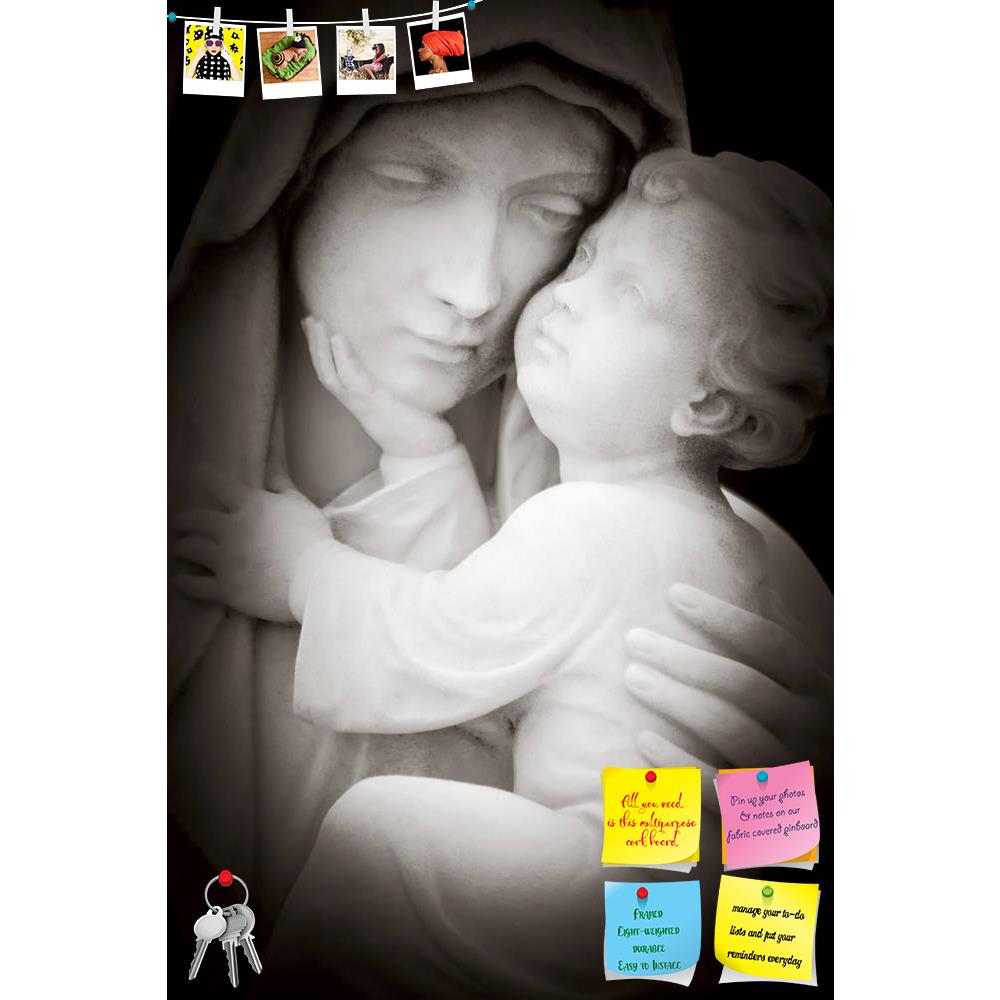ArtzFolio Virgin Mary & The Baby Jesus Printed Bulletin Board Notice Pin Board Soft Board | Frameless-Bulletin Boards Frameless-AZSAO11874159BLB_FL_L-Image Code 5000786 Vishnu Image Folio Pvt Ltd, IC 5000786, ArtzFolio, Bulletin Boards Frameless, Religious, Photography, virgin, mary, the, baby, jesus, printed, bulletin, board, notice, pin, soft, frameless, beautiful, black, white, imahe, tlhe, pin up board, push pin board, extra large cork board, big pin board, notice board, small bulletin board, cork board